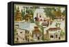 Souvenir of the Exposition Universelle, Paris, 1889-null-Framed Stretched Canvas