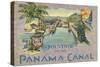 Souvenir of the Panama Canal-null-Stretched Canvas