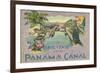 Souvenir of the Panama Canal-null-Framed Art Print