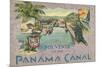 Souvenir of the Panama Canal-null-Mounted Art Print