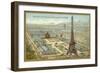 Souvenir of the Universal Exposition, Paris, 1889-null-Framed Giclee Print