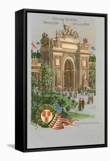 Souvenir of World's Fair, St. Louis, Missouri-null-Framed Stretched Canvas