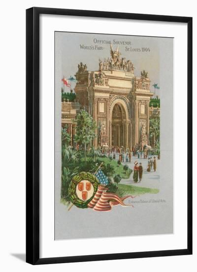 Souvenir of World's Fair, St. Louis, Missouri-null-Framed Art Print