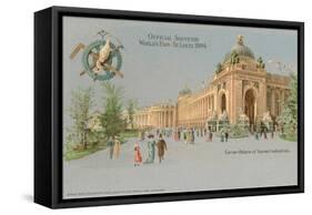 Souvenir of World's Fair, St. Louis, Missouri-null-Framed Stretched Canvas