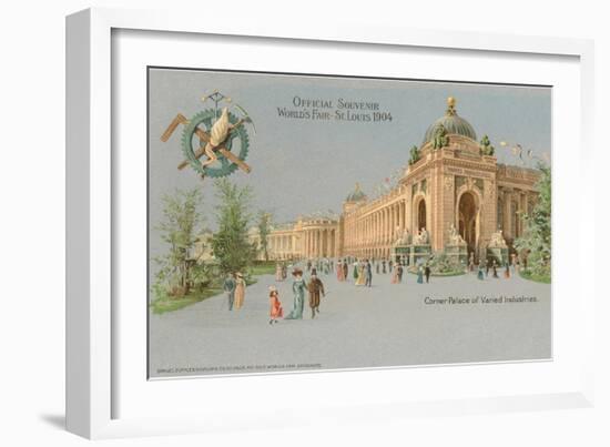 Souvenir of World's Fair, St. Louis, Missouri-null-Framed Art Print
