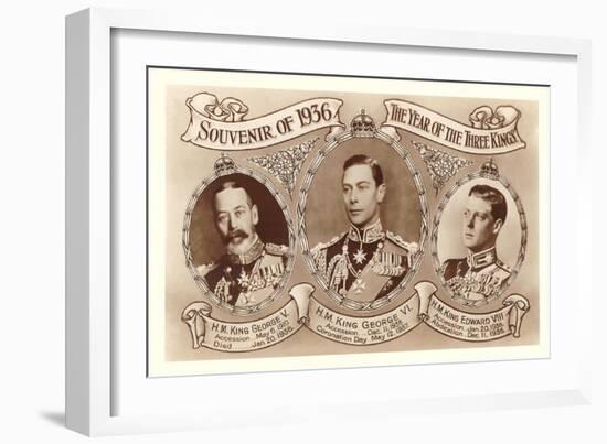 Souvenir of Year of Three Kings-null-Framed Art Print