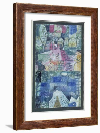 Souvenir Picture of a Trip, 1922-Paul Klee-Framed Giclee Print