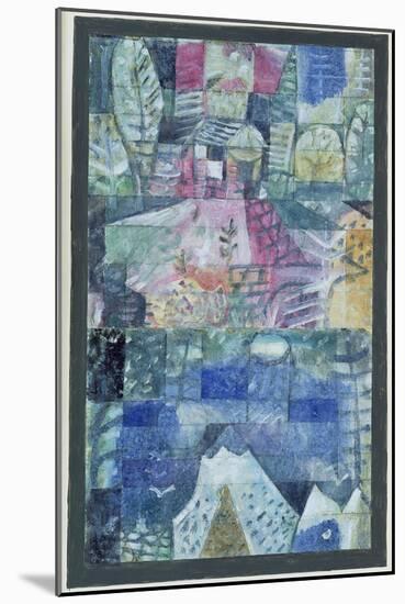 Souvenir Picture of a Trip, 1922-Paul Klee-Mounted Giclee Print