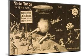 Souvenir Postcard for "La Fin Du Monde"-null-Mounted Giclee Print
