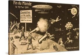 Souvenir Postcard for "La Fin Du Monde"-null-Stretched Canvas