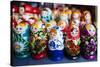 Souvenir Russian dolls for sale, Old Town, Tallinn, Estonia, Europe-Ben Pipe-Stretched Canvas