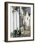 Souvenir Shop Bicycle, UNESCO World Heritage Site, Terra dei Trulli, Alberobello, Puglia, Italy-Walter Bibikow-Framed Photographic Print