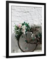 Souvenir Shop Bicycle, UNESCO World Heritage Site, Terra dei Trulli, Alberobello, Puglia, Italy-Walter Bibikow-Framed Photographic Print