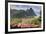 Souvenir Stall with View of the Pitons and Soufriere-Eleanor-Framed Photographic Print