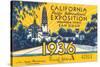 Souvenir Ticket, California Exposition, San Diego-null-Stretched Canvas