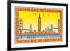 Souvenir Ticket, International Exposition, San Francisco, California-null-Framed Premium Giclee Print