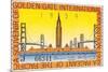 Souvenir Ticket, International Exposition, San Francisco, California-null-Mounted Premium Giclee Print