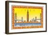 Souvenir Ticket, International Exposition, San Francisco, California-null-Framed Art Print