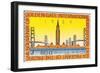 Souvenir Ticket, International Exposition, San Francisco, California-null-Framed Art Print