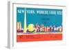 Souvenir Ticket to New York World's Fair, 1939-null-Framed Art Print