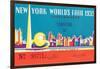 Souvenir Ticket to New York World's Fair, 1939-null-Framed Art Print