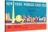 Souvenir Ticket to New York World's Fair, 1939-null-Stretched Canvas