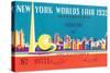 Souvenir Ticket to New York World's Fair, 1939-null-Stretched Canvas