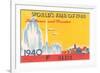 Souvenir Ticket to New York World's Fair, 1940-null-Framed Premium Giclee Print