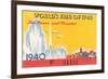 Souvenir Ticket to New York World's Fair, 1940-null-Framed Art Print