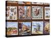 Souvenir Tiles in Shop Display, Lisbon, Portugal, Europe-Vincenzo Lombardo-Stretched Canvas