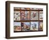 Souvenir Tiles in Shop Display, Lisbon, Portugal, Europe-Vincenzo Lombardo-Framed Photographic Print