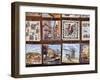 Souvenir Tiles in Shop Display, Lisbon, Portugal, Europe-Vincenzo Lombardo-Framed Photographic Print