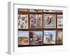 Souvenir Tiles in Shop Display, Lisbon, Portugal, Europe-Vincenzo Lombardo-Framed Photographic Print