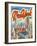 Souvenir Vintage Postcard of New York-null-Framed Art Print