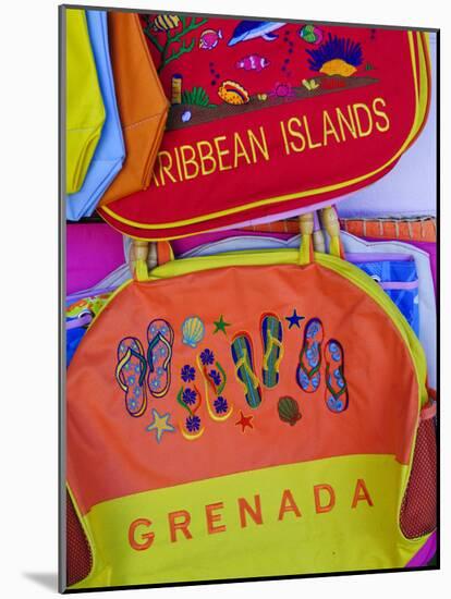 Souvenirs at Grand Anse Craft and Spice Market, Grenada, Windward Islands, Caribbean-Michael DeFreitas-Mounted Photographic Print