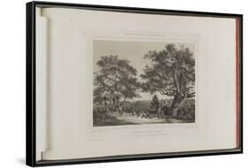 Souvenirs de Fontainebleau, dédié à madame la duchesse d'Aumale-Ch. Walter-Framed Stretched Canvas