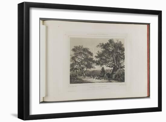 Souvenirs de Fontainebleau, dédié à madame la duchesse d'Aumale-Ch. Walter-Framed Giclee Print