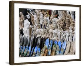 Souvenirs for Sale, Rome, Lazio Italy, Europe-Godong-Framed Photographic Print