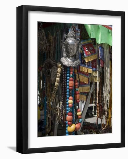 Souvenirs, Jokhang Square, Lhasa, Tibet, China-Ethel Davies-Framed Photographic Print