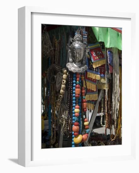 Souvenirs, Jokhang Square, Lhasa, Tibet, China-Ethel Davies-Framed Photographic Print