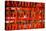 Souvenirs of the Endless Red Gates of Kyoto's Fushimi Inari Shrine, Kyoto, Japan, Asia-Michael Runkel-Stretched Canvas