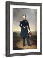 Sovereign Emperor Nicholas I Pavlovich (Born 1796, Reigned 1825-1855), 1837-Filip Osipovich Budkin-Framed Giclee Print