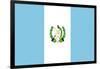 Sovereign State Flag Of Country Of Guatemala In Official Colors-Speedfighter-Framed Art Print