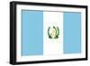 Sovereign State Flag Of Country Of Guatemala In Official Colors-Speedfighter-Framed Premium Giclee Print