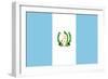 Sovereign State Flag Of Country Of Guatemala In Official Colors-Speedfighter-Framed Premium Giclee Print