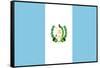 Sovereign State Flag Of Country Of Guatemala In Official Colors-Speedfighter-Framed Stretched Canvas