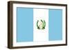 Sovereign State Flag Of Country Of Guatemala In Official Colors-Speedfighter-Framed Art Print