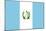 Sovereign State Flag Of Country Of Guatemala In Official Colors-Speedfighter-Mounted Art Print