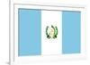 Sovereign State Flag Of Country Of Guatemala In Official Colors-Speedfighter-Framed Art Print