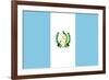 Sovereign State Flag Of Country Of Guatemala In Official Colors-Speedfighter-Framed Art Print